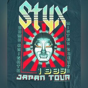 Styx Lee‎ T Shirt Japan Tour XL
